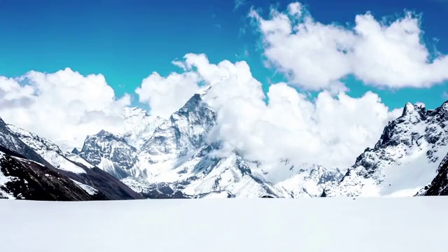 dzongla雪山特写视频素材