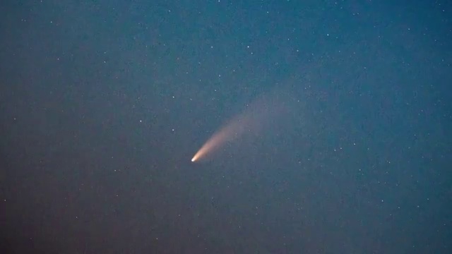 NEOWISE新智彗星4k延时视频素材