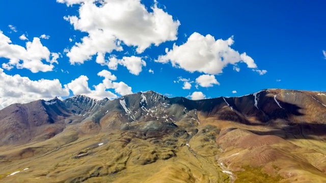 航拍青藏高原的云影变化4k延时视频下载