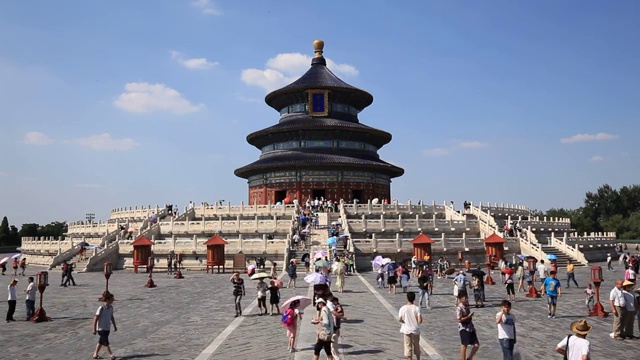 中国北京市：天坛祈年殿视频下载