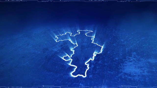 山东城市区位地图包装视频素材