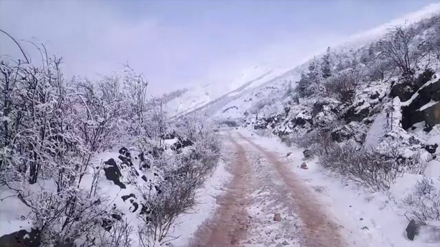 四川雅安牛背山雪景视频素材
