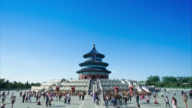 北京天坛公园视频下载