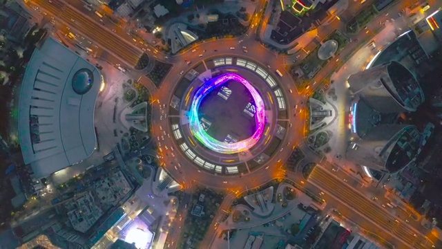 武汉市光谷国际广场视频素材