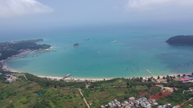 广西北海涠洲岛海滨海景自然风光视频素材