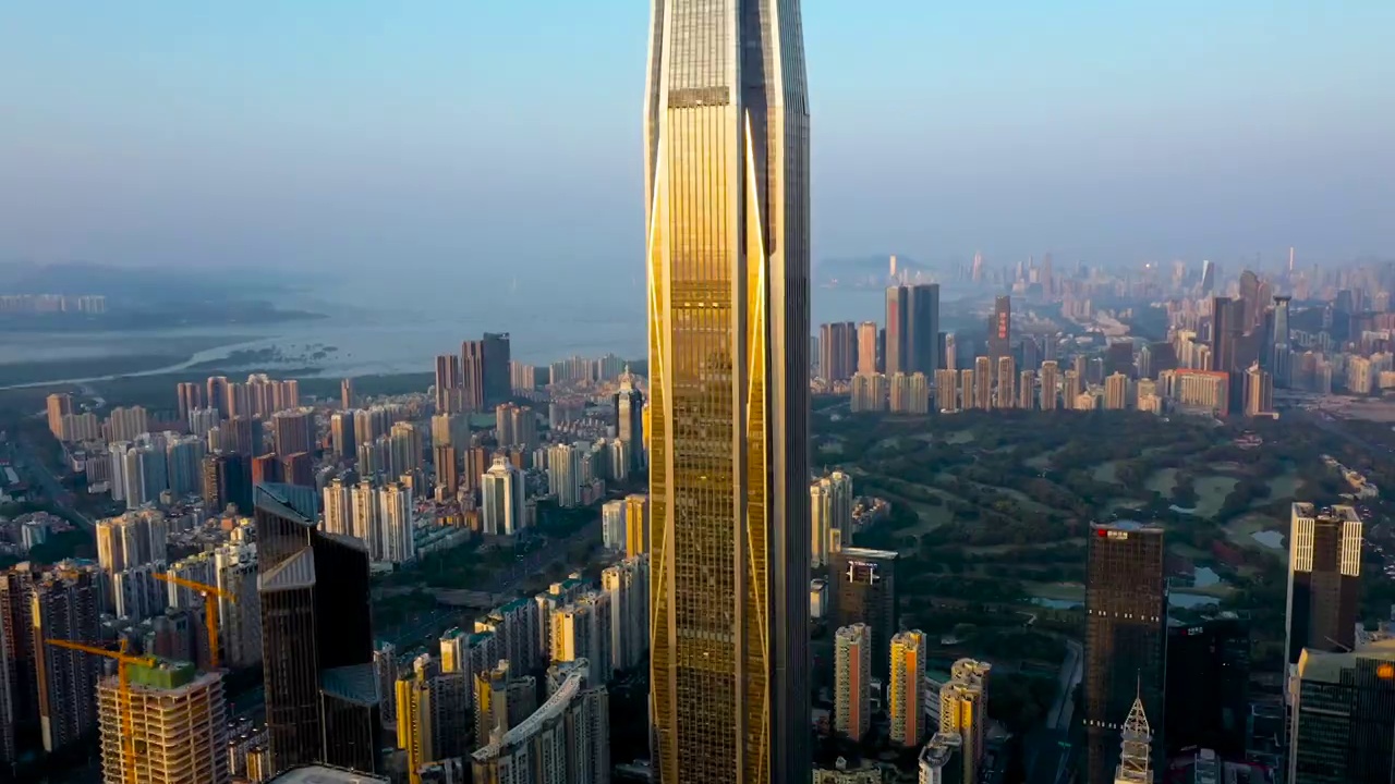 深圳最高建筑平安国际金融中心视频素材