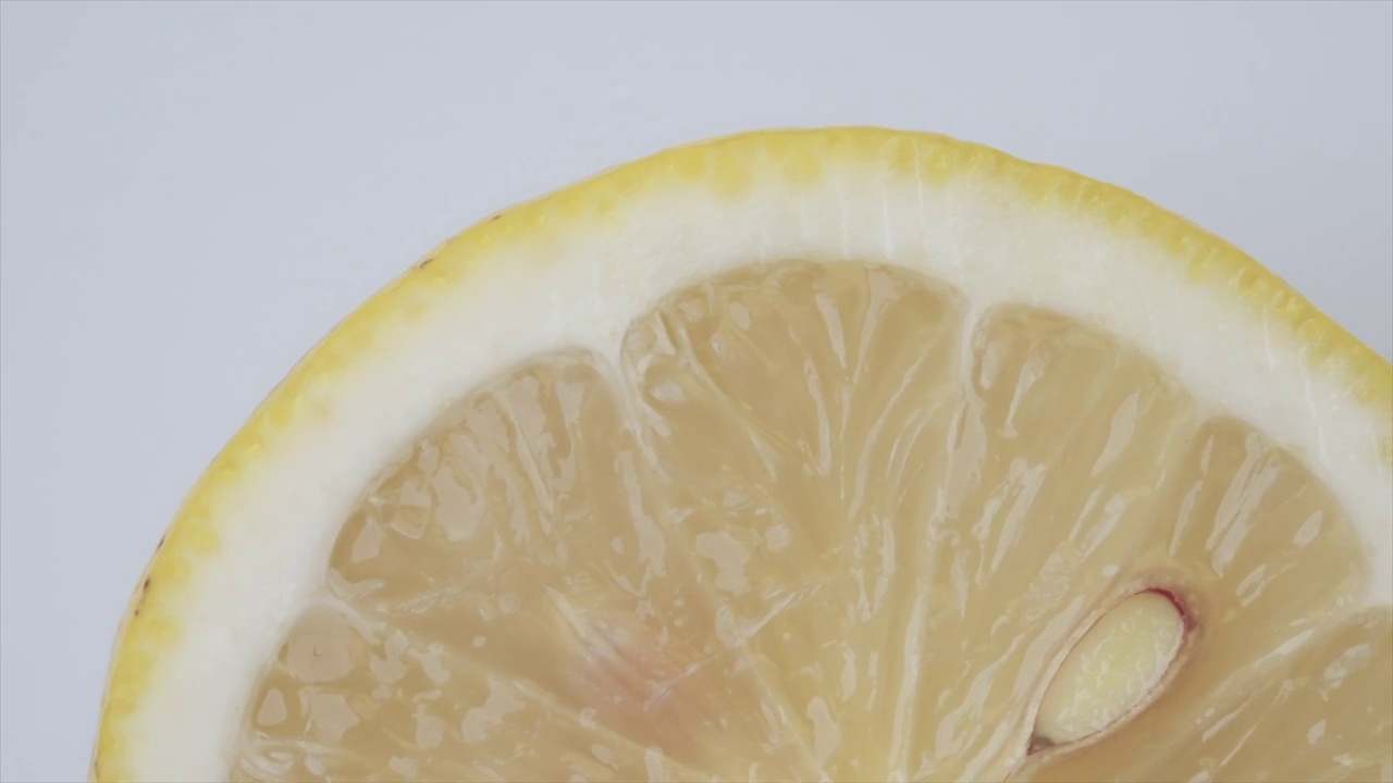 旋转的柠檬片视频下载