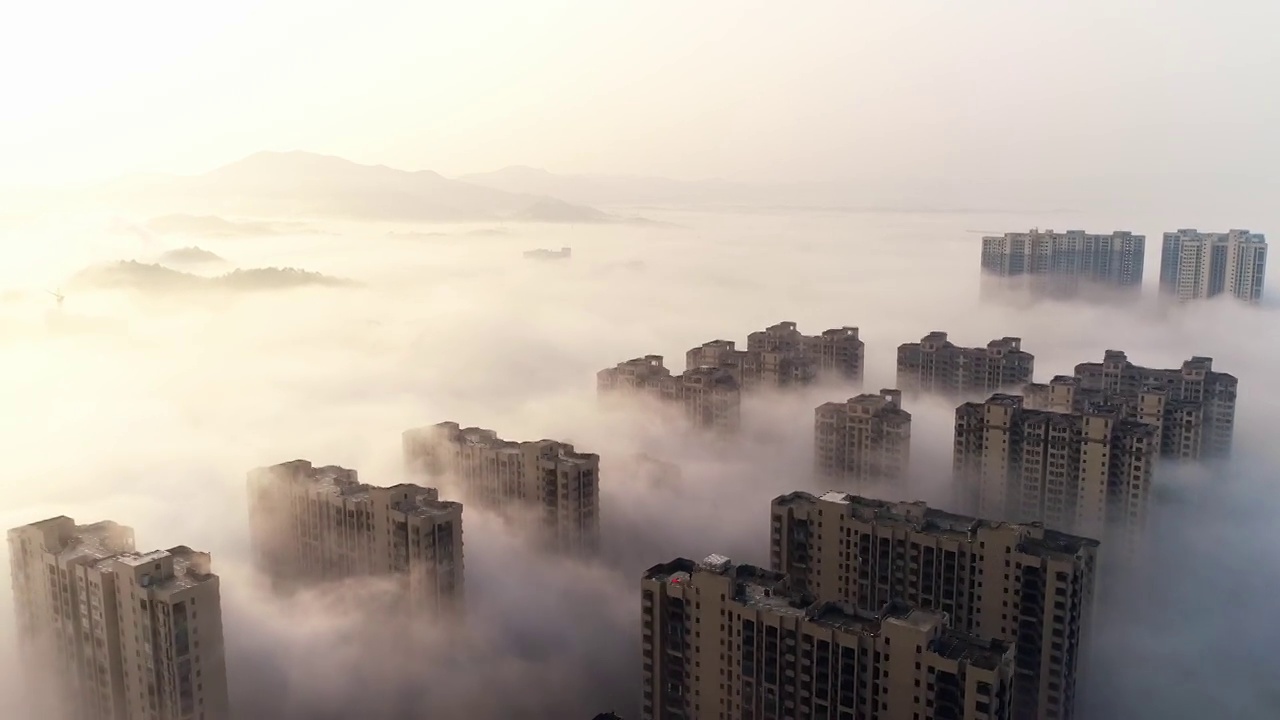城市 雾霾视频素材