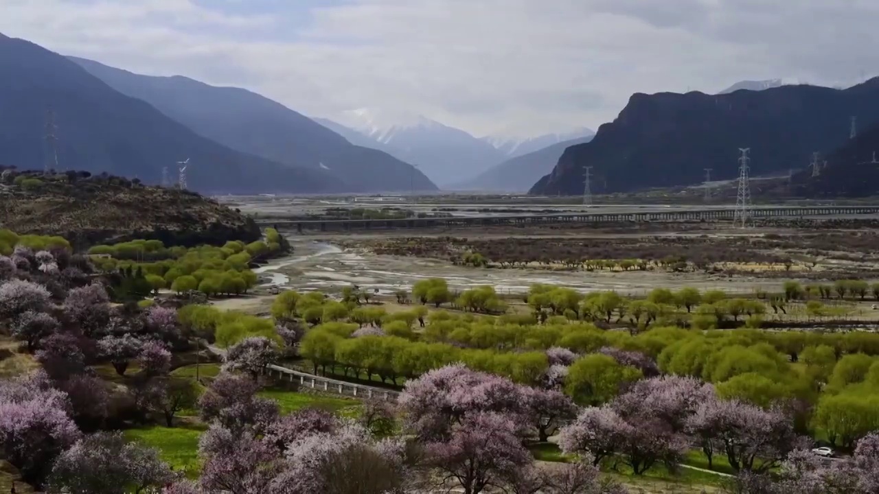延时摄影：西藏风光视频素材