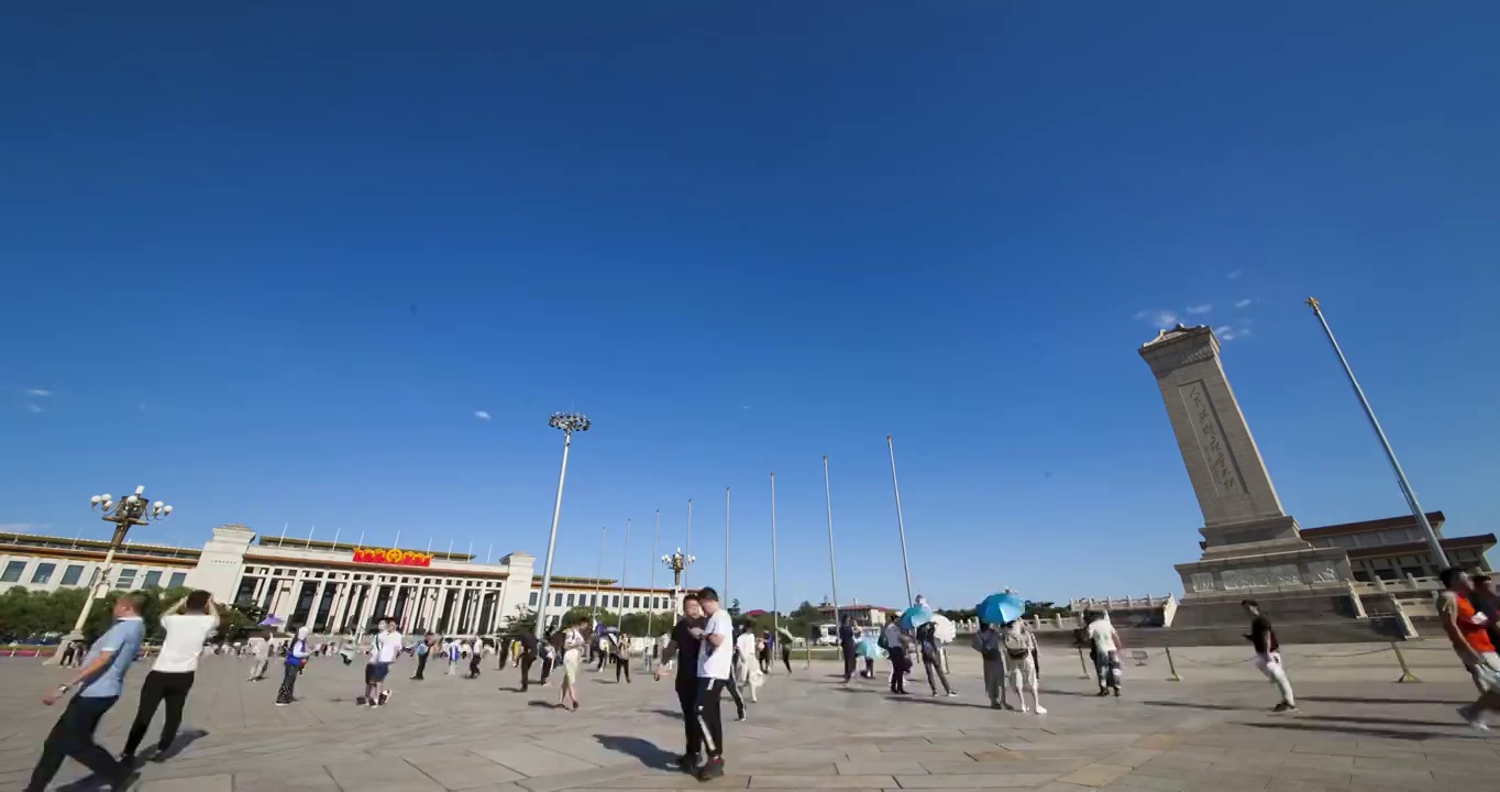 天安门广场视频素材