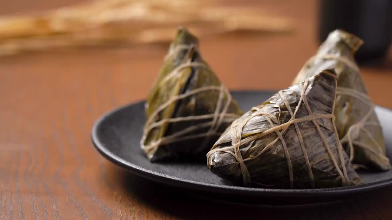 中国传统节日端午节粽子视频素材