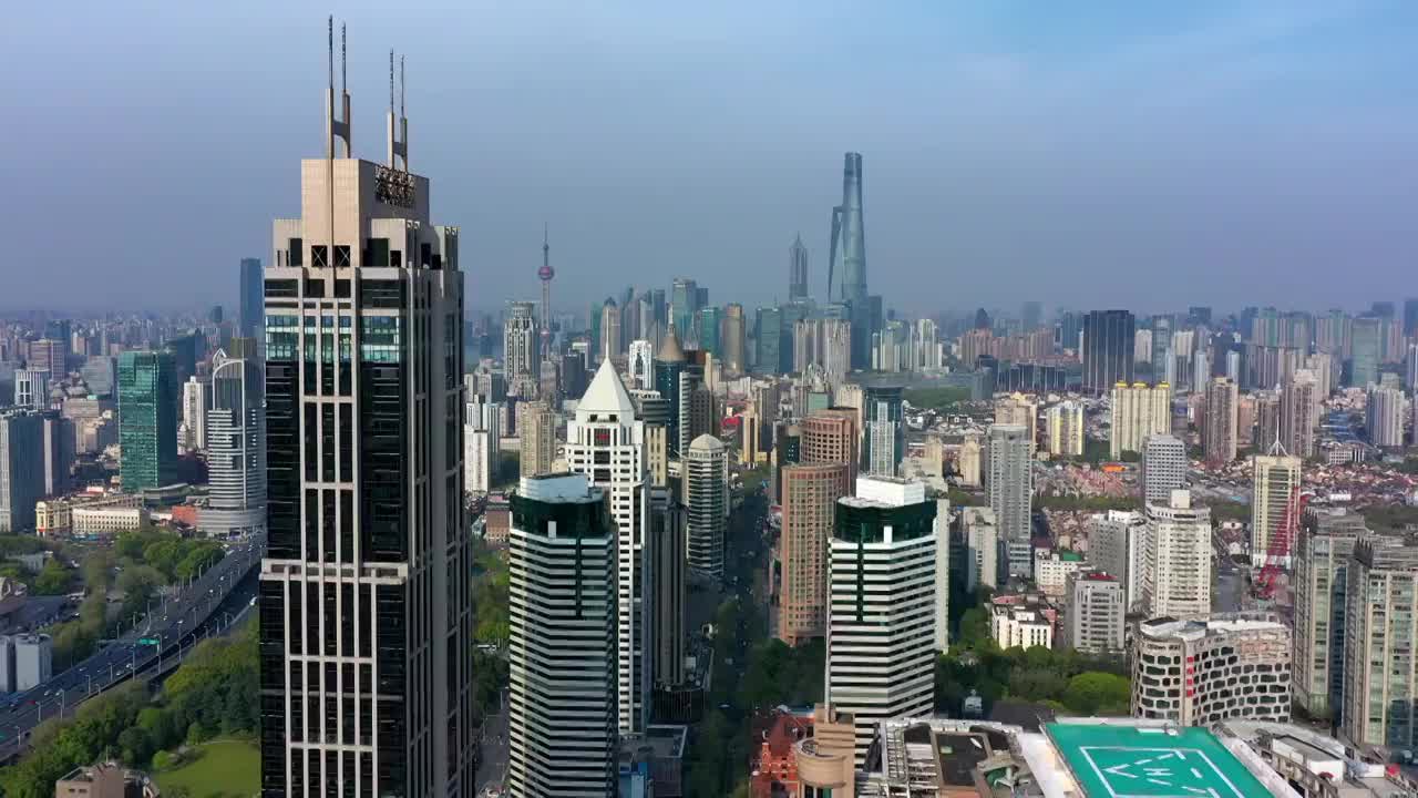 上海城市航拍视频下载