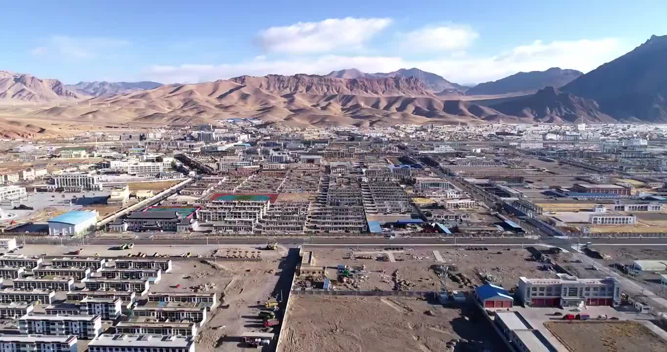 中国 西藏 阿里 葛尔县 狮泉河 自然风光视频购买
