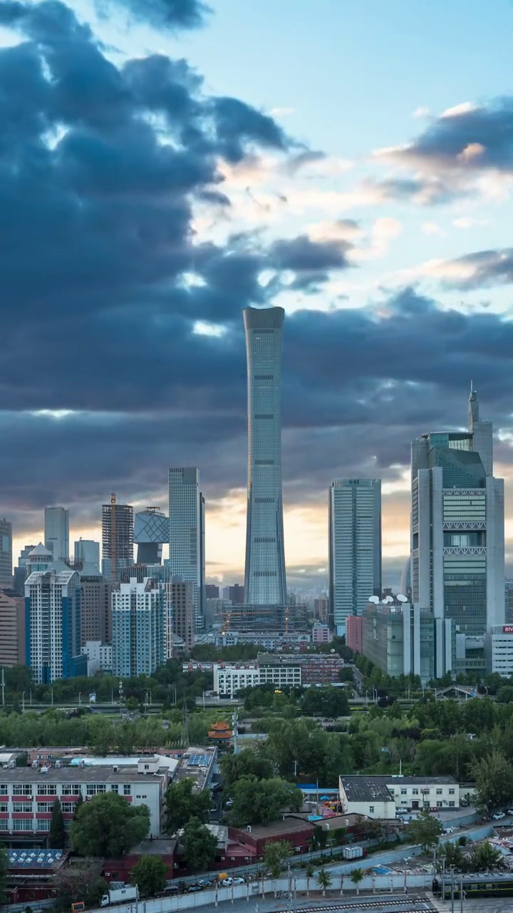 北京国贸CBD延时视频素材