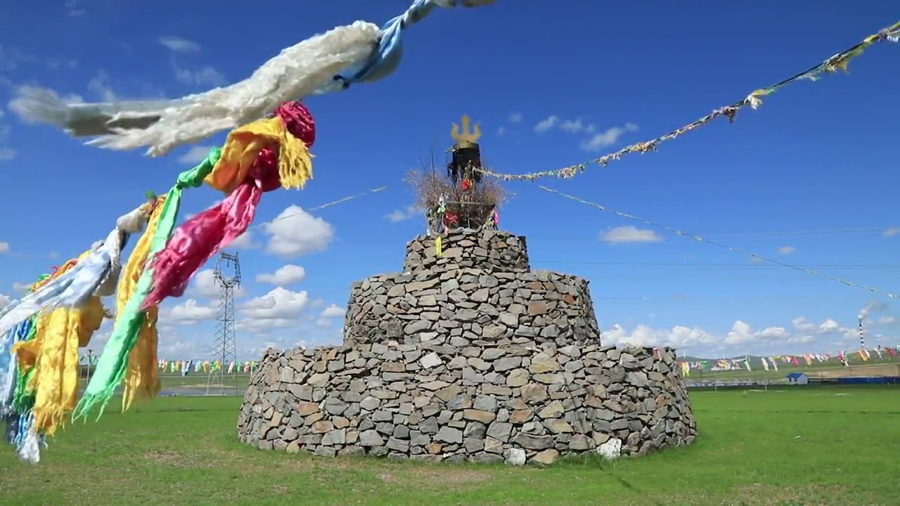 内蒙古呼伦贝尔草原视频素材