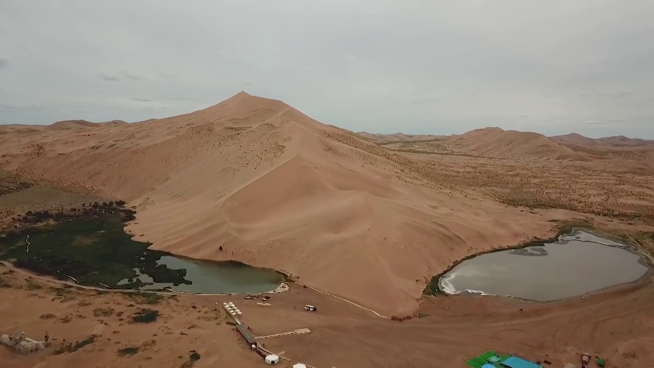 内蒙古阿拉善巴丹吉林沙漠视频素材