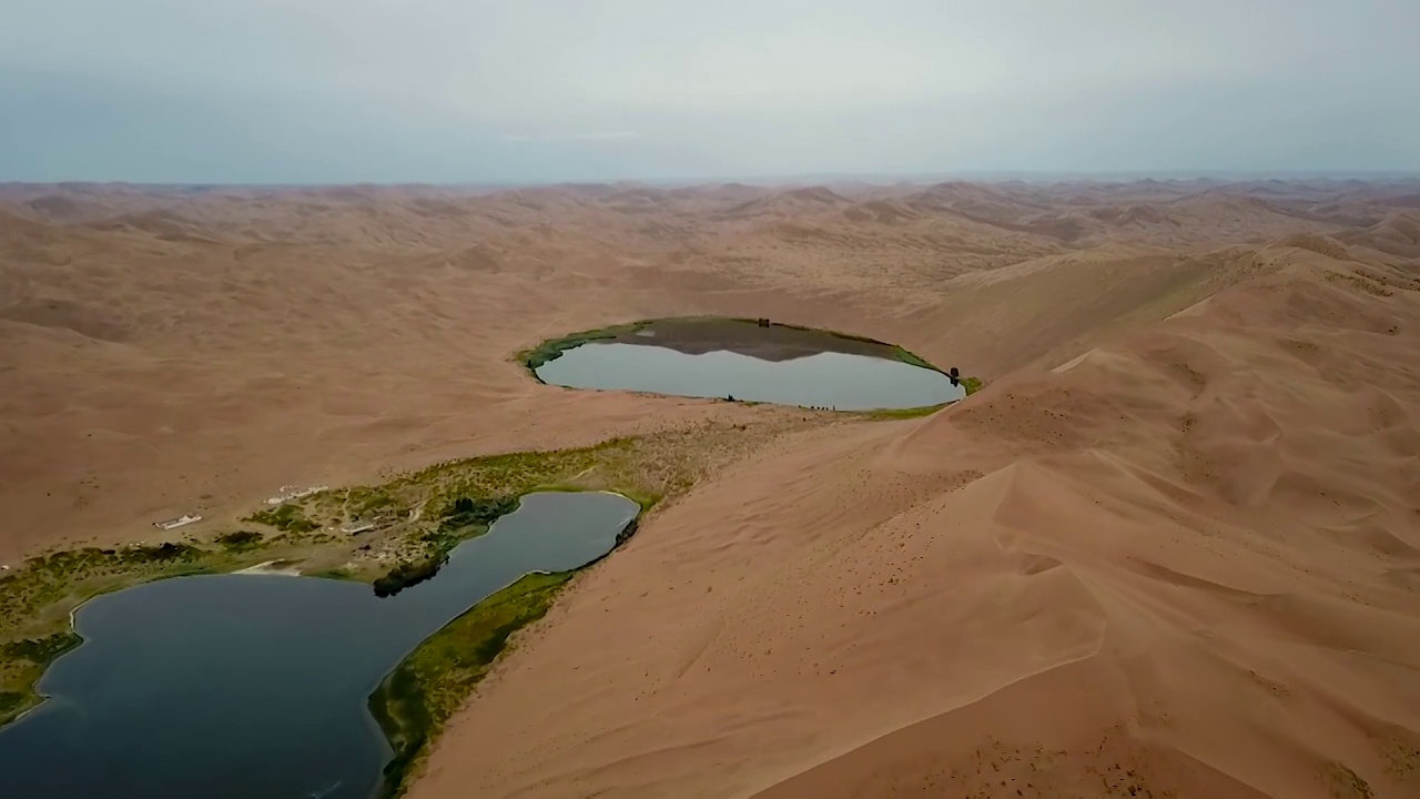 内蒙古阿拉善巴丹吉林沙漠视频素材