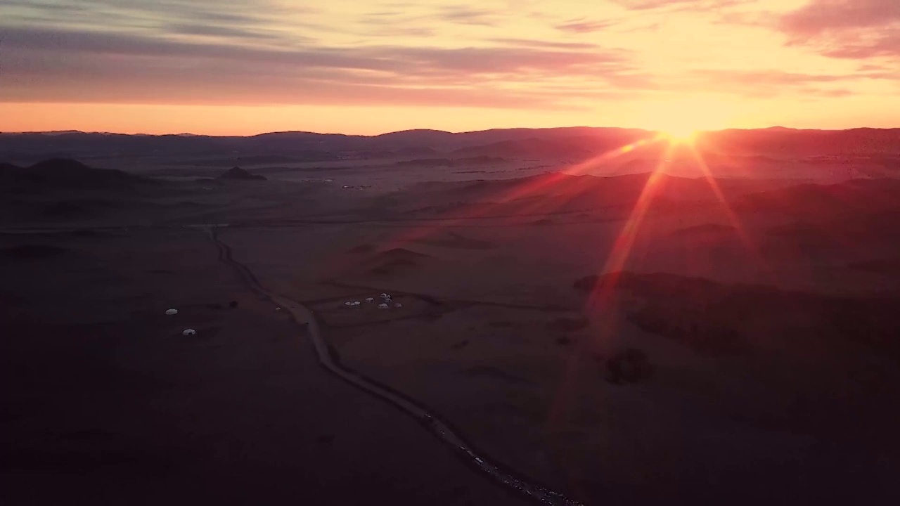 内蒙古乌兰布统坝上草原的秋天视频素材