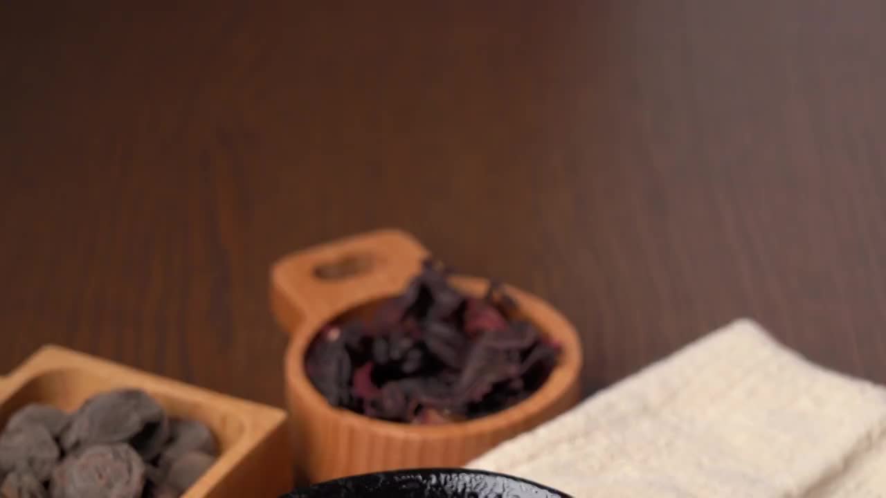 老北京特产养生饮品酸梅汤视频素材