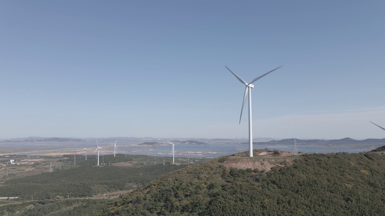 新能源风力发电机视频下载