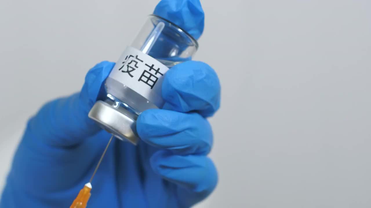 4k高清视频打疫苗打针预防疾病视频素材