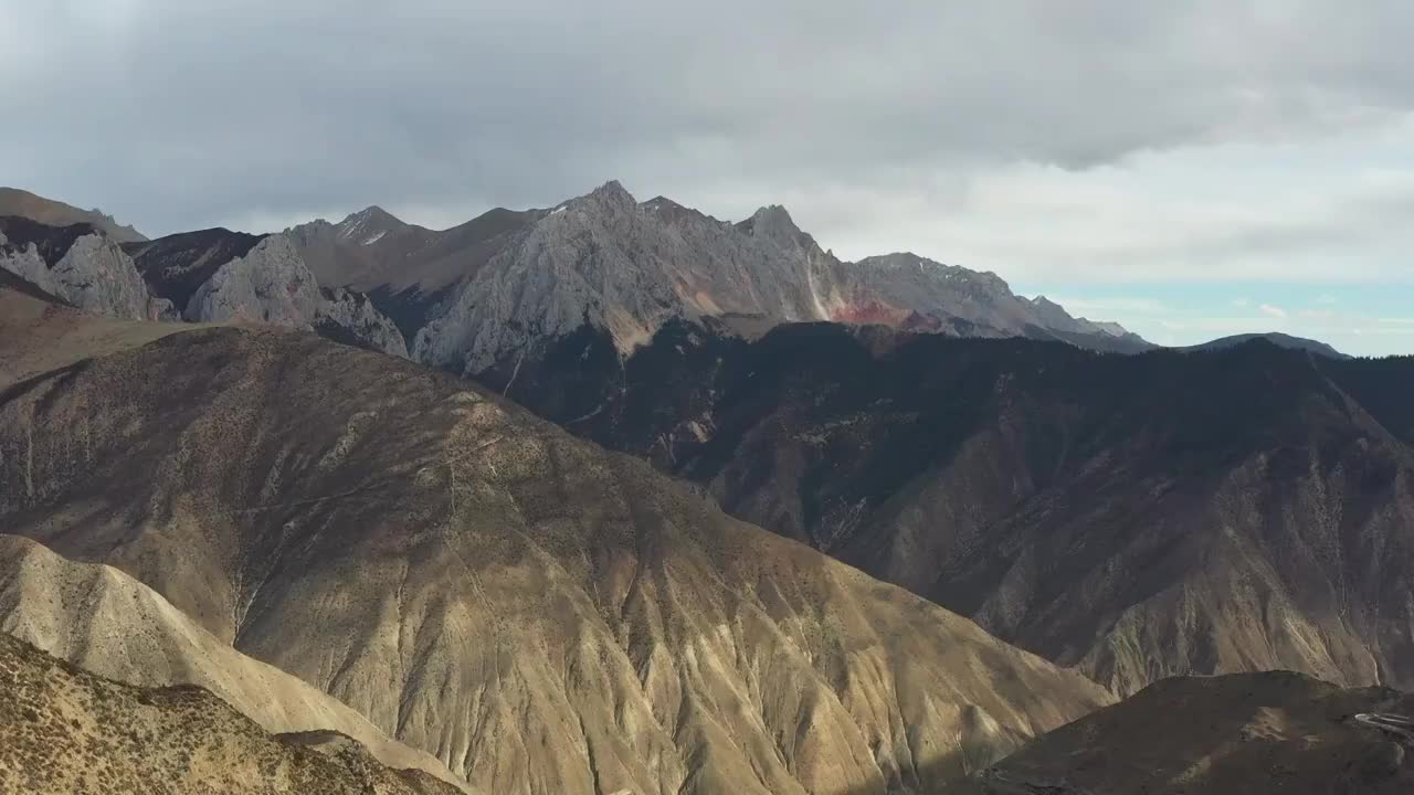 西藏昌都：怒江72拐及业拉山视频素材