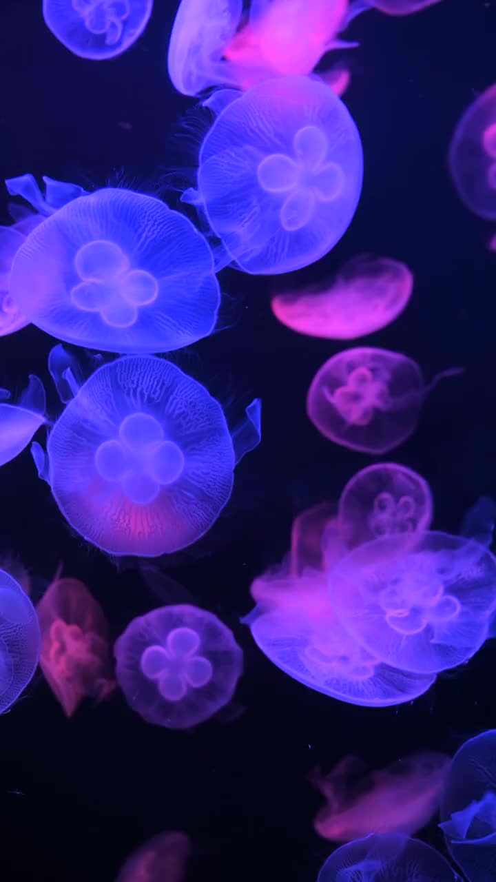 海月水母视频素材