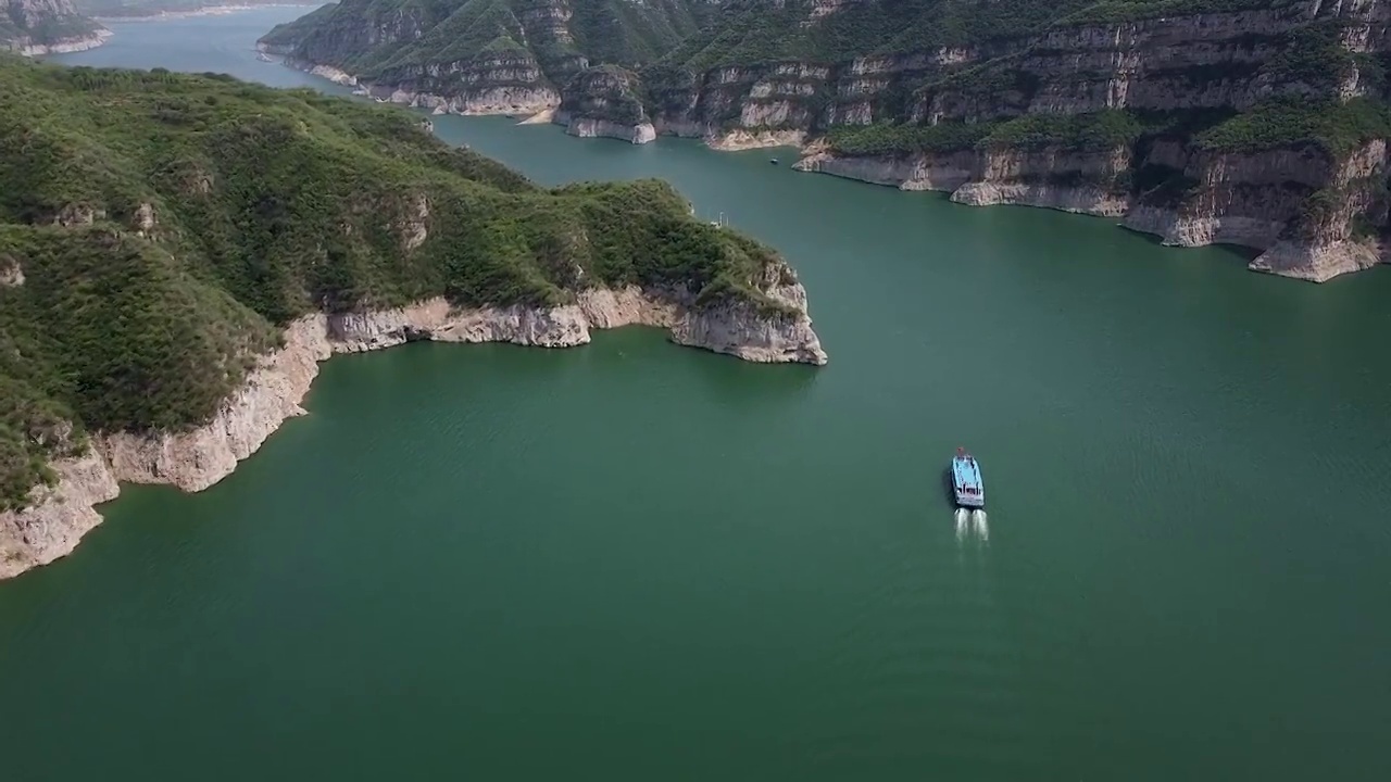 黄河三峡全景视频下载