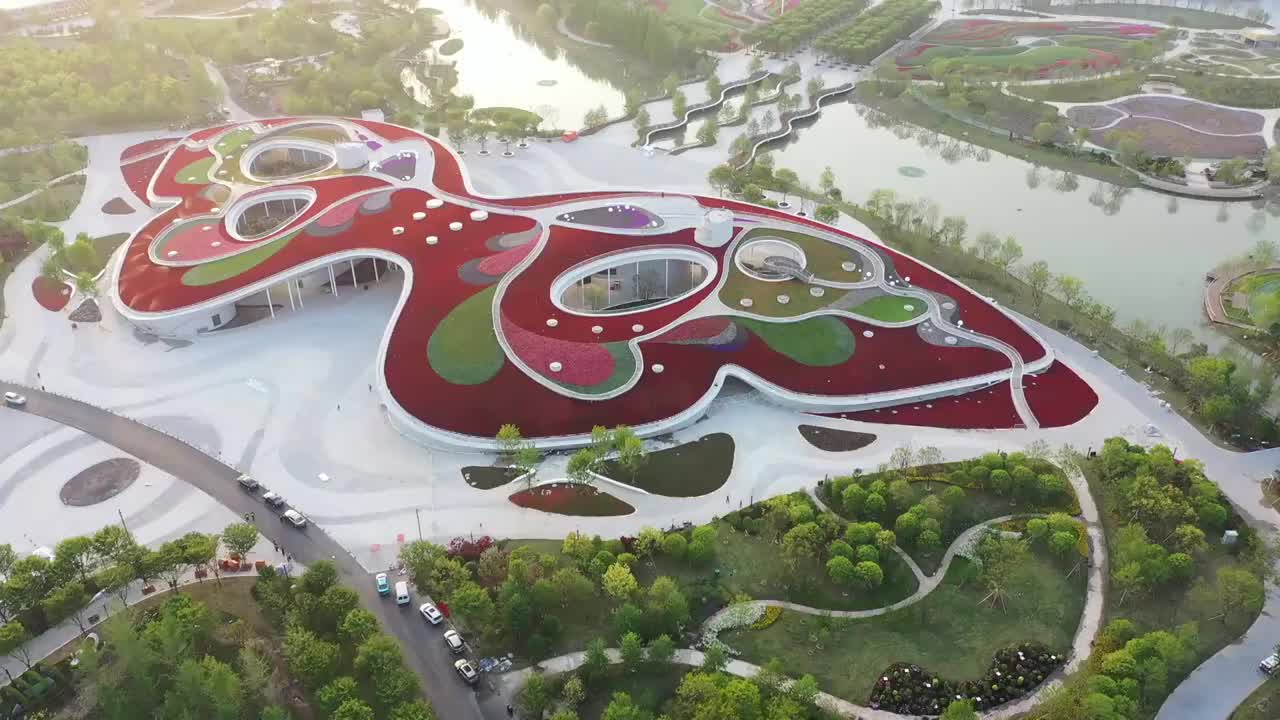 中国花卉博览会视频素材