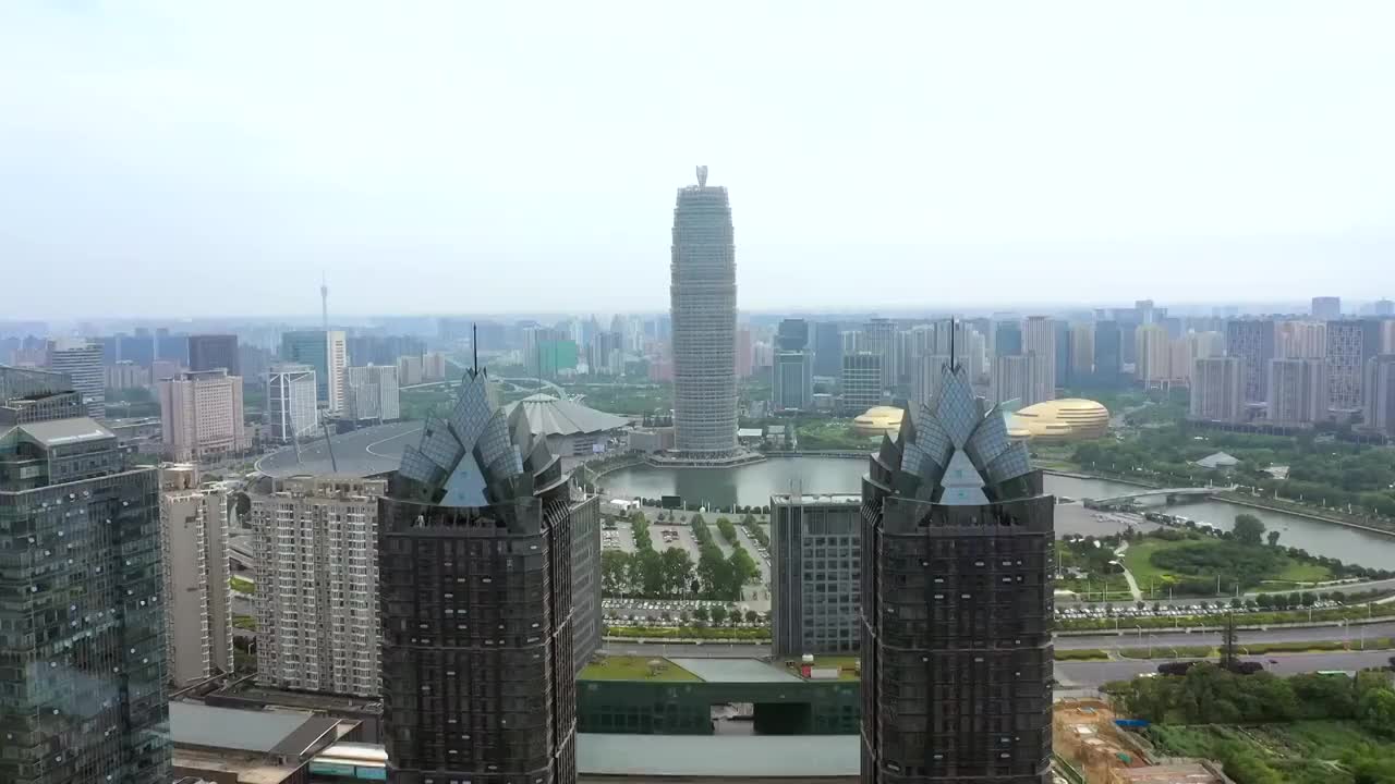 郑州cbd视频素材