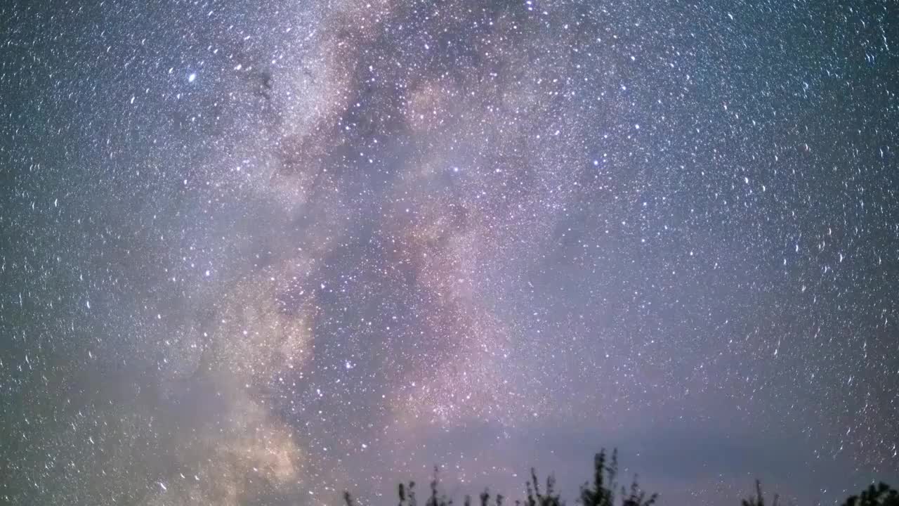黑龙江鸡西：北大荒兴凯湖的星空视频下载