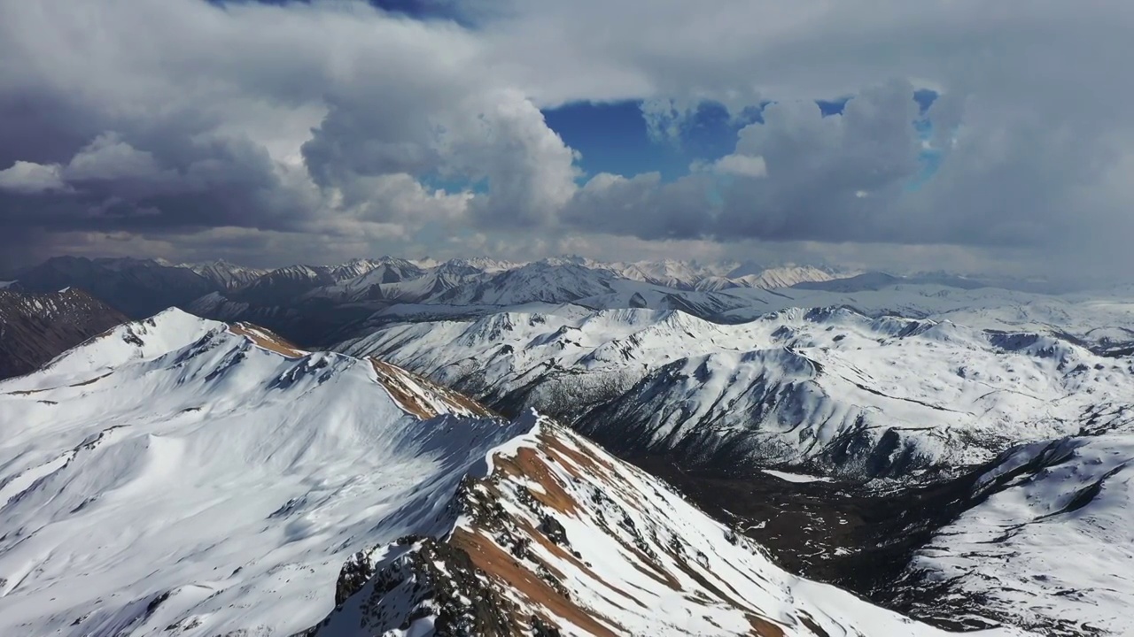 西藏雪山风景视频素材