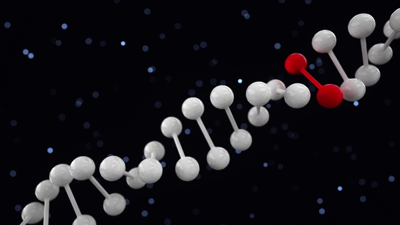核糖核酸模型，三维动画视频素材