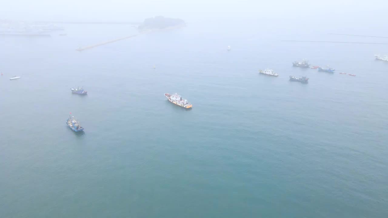 山东省青岛市大海栈桥风景区视频素材