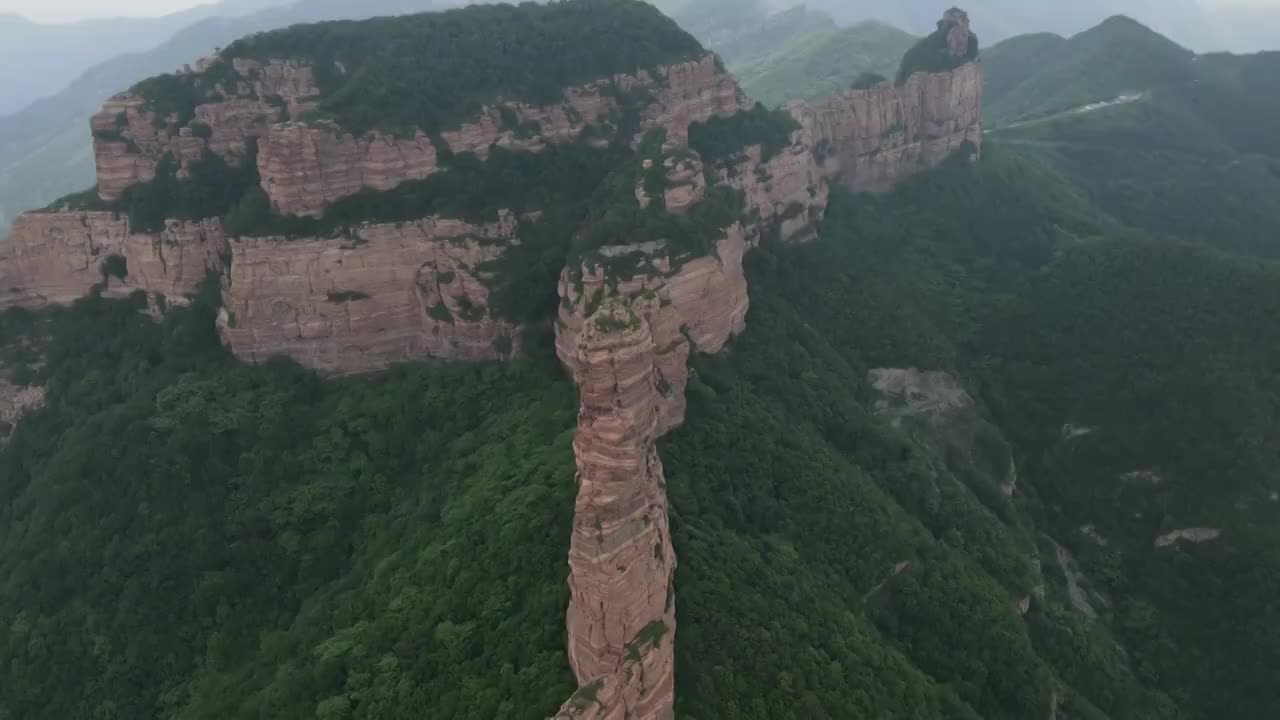 九女峰环绕延时视频素材