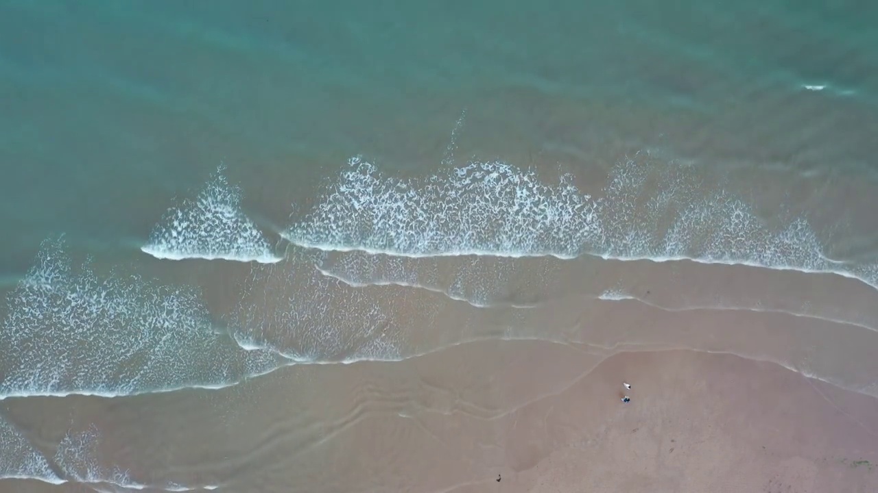 海浪沙滩视频素材