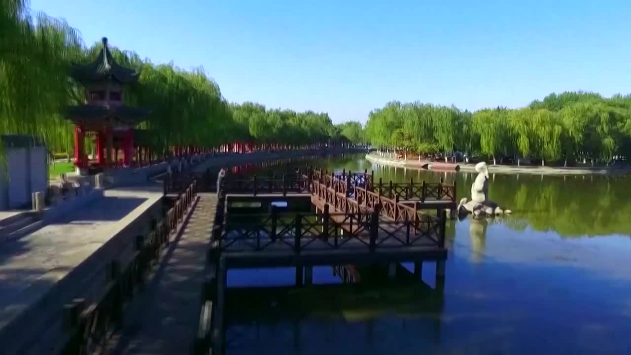 中国城市航拍镜头视频素材
