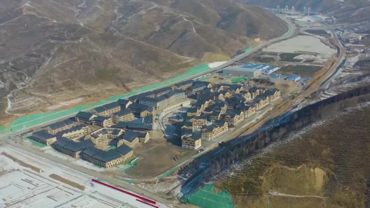 北京2022冬奥会奥运村及场馆镜头视频素材