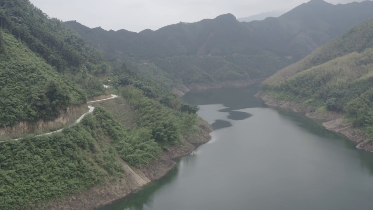 广西壮族自治区柳州市融水县贝江航拍风光视频素材