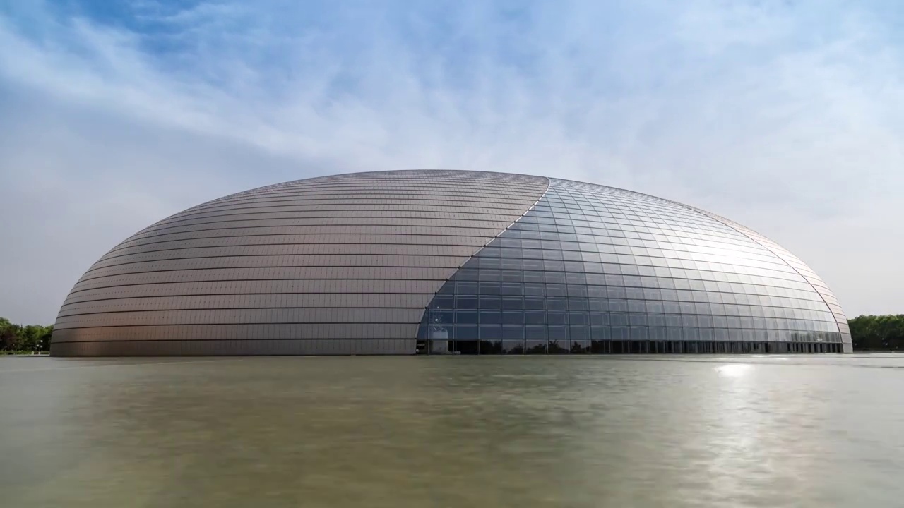 北京国家大剧院延时视频视频素材