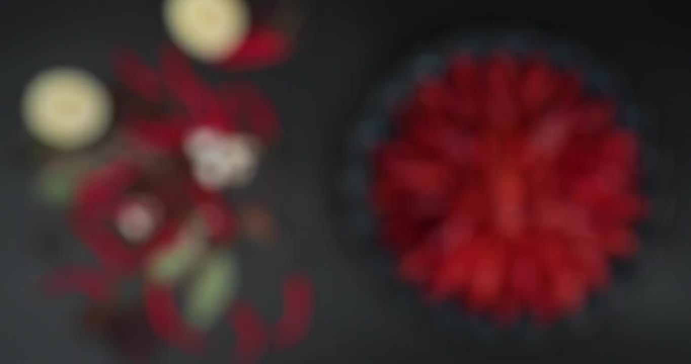 制作好的小龙虾美食特写视频素材