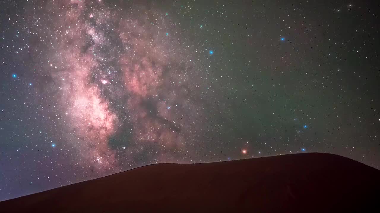 乌兰哈达火山银河视频下载