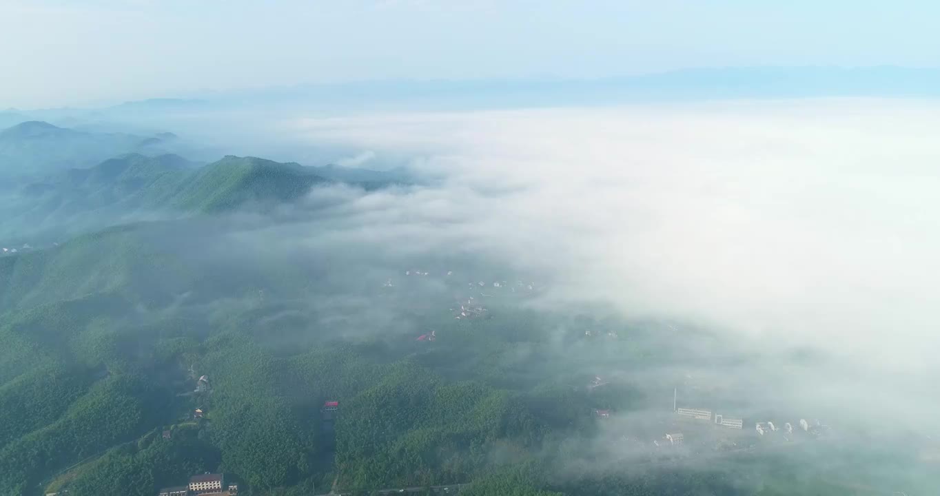 山 云雾 森林视频素材