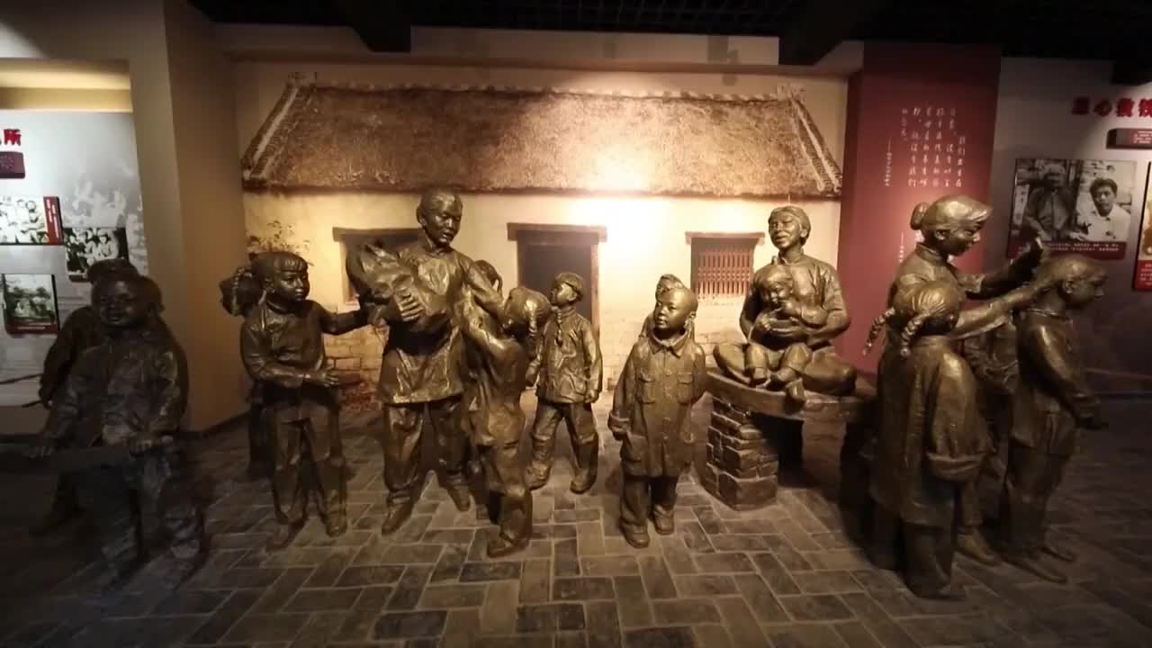 中国历史性壁画和雕塑视频下载