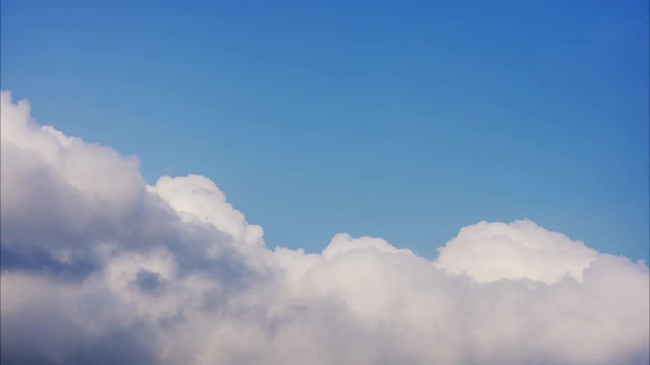 天空中的云朵视频下载