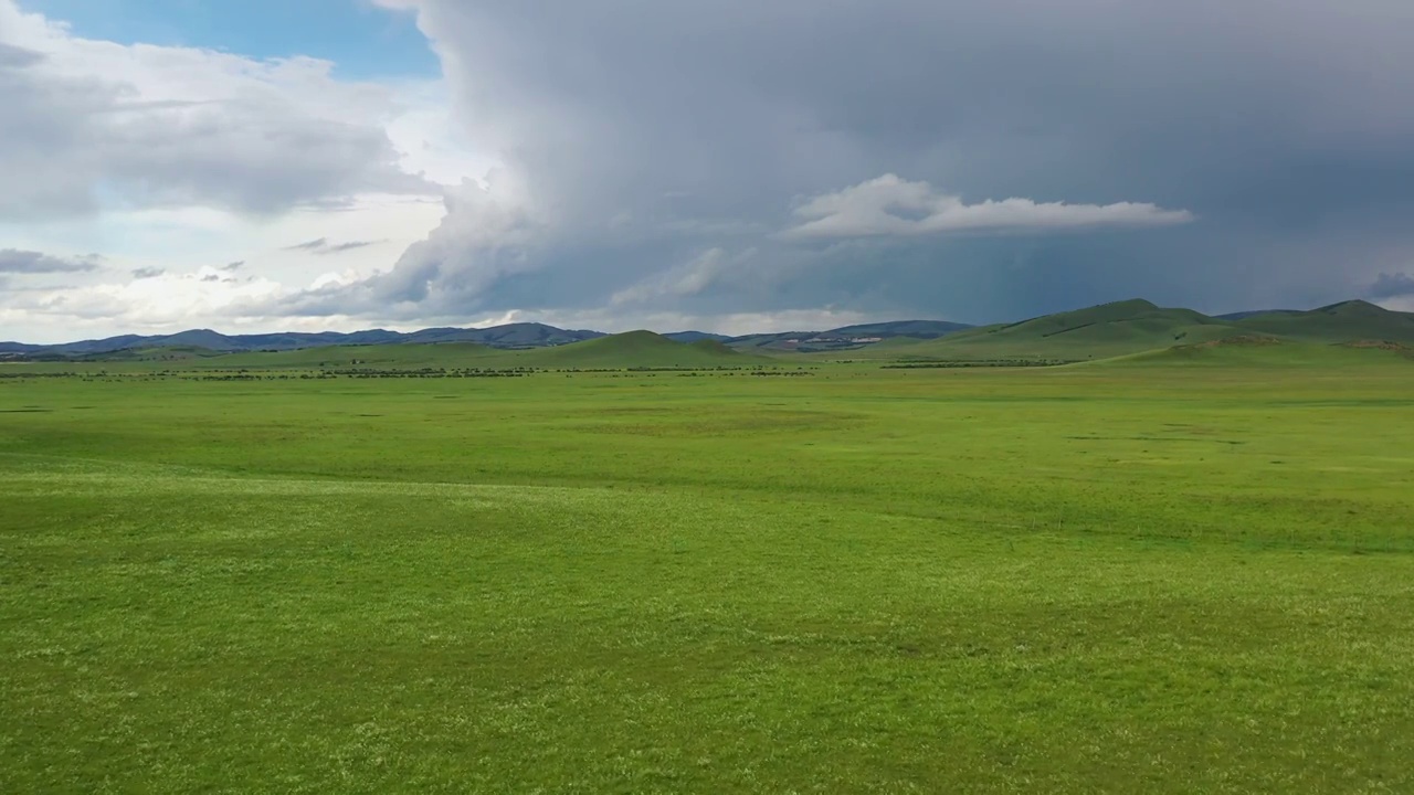 内蒙古乌兰布统草原夏季风光视频下载