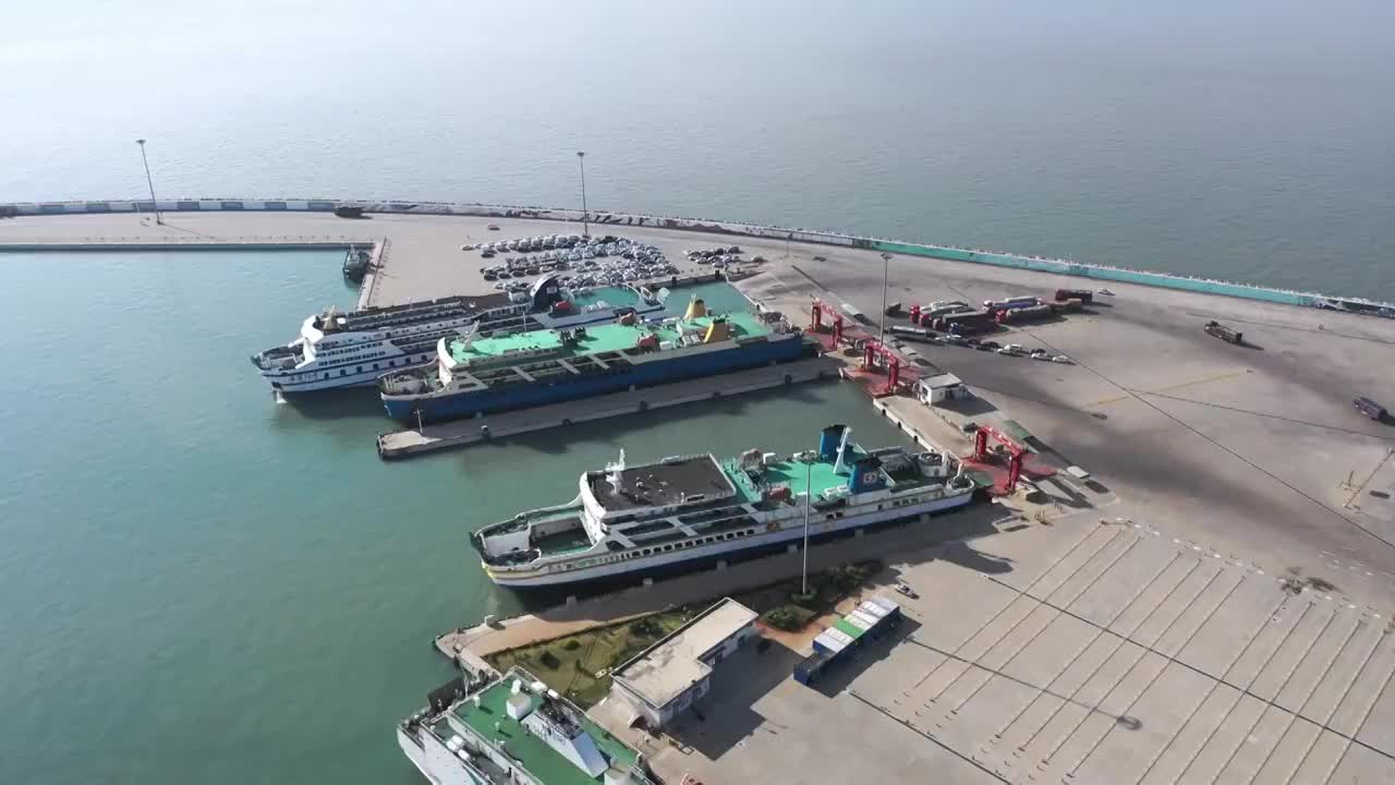 海口海运码头视频下载
