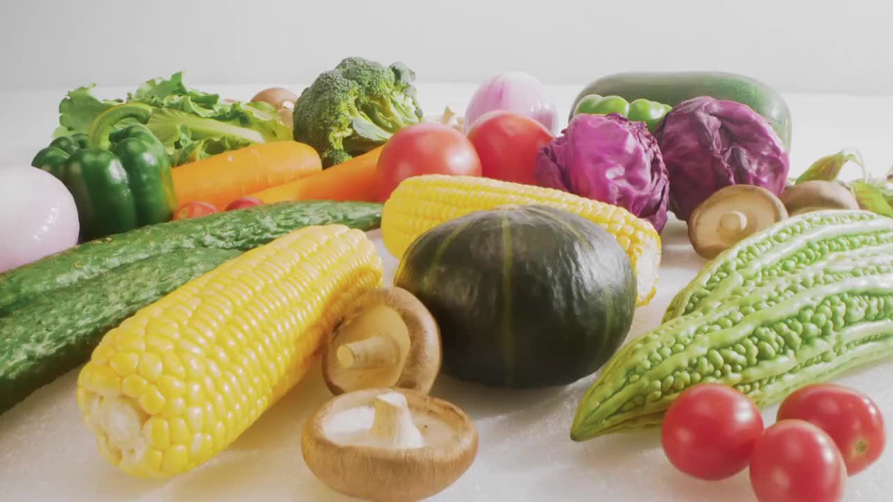 健康绿色蔬菜视频下载