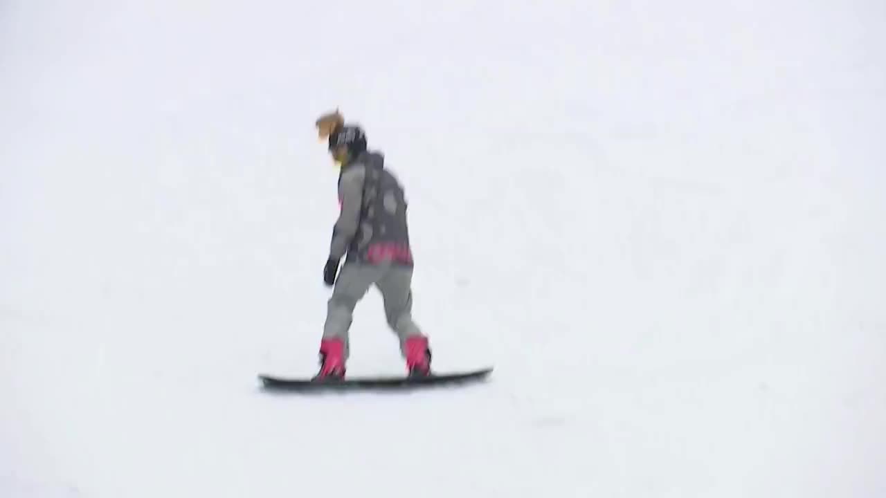 广东广州滑雪公园场景视频素材