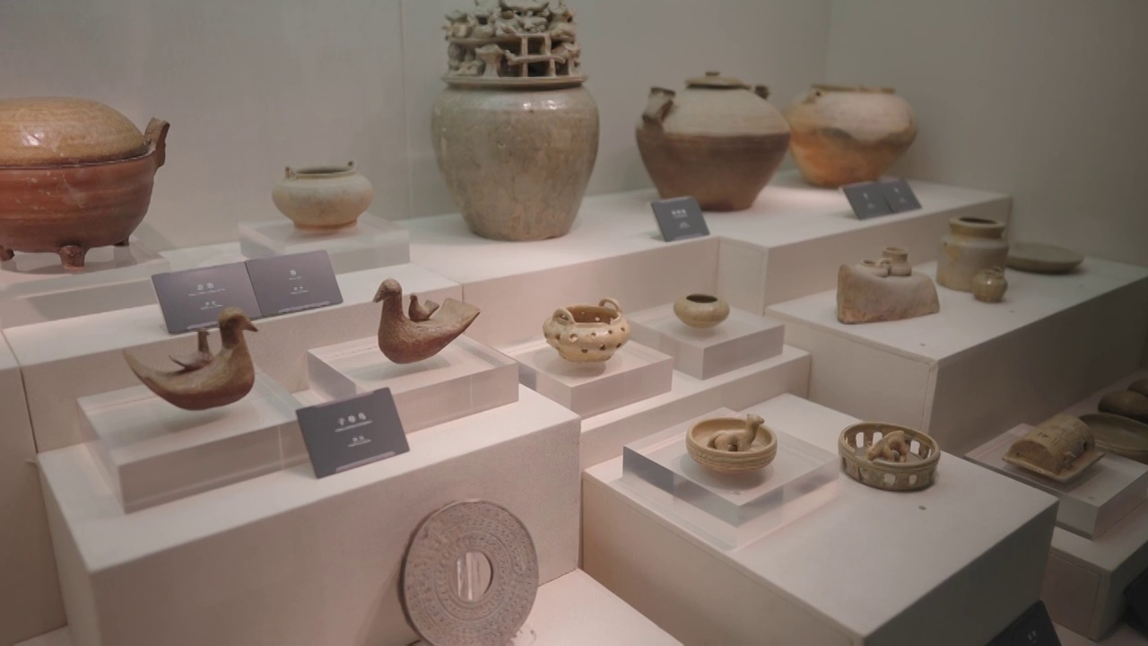 杭州博物馆陶瓷文物视频下载